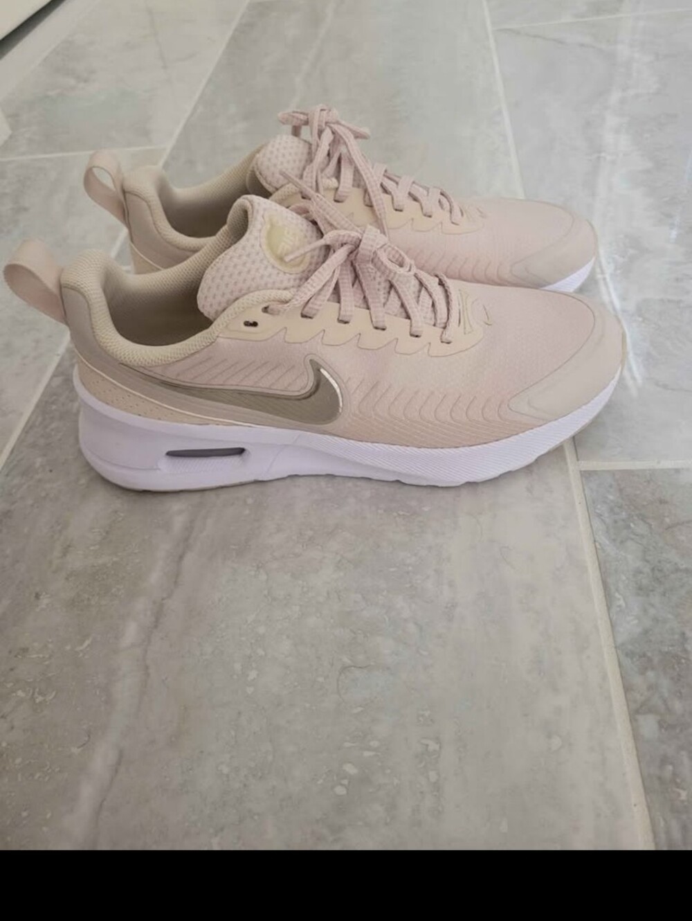 Nike Women's Air Max-Style Lightweight Sneakers - Blush/White
